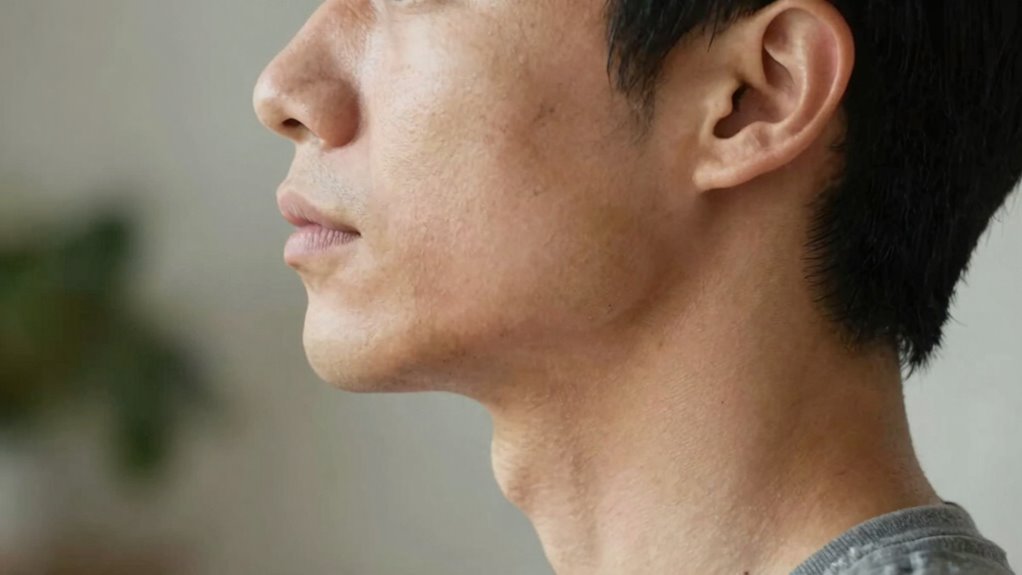 signs of overcorrected chin tuck