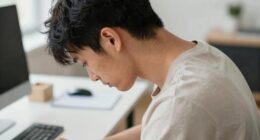 sitting causes neck strain