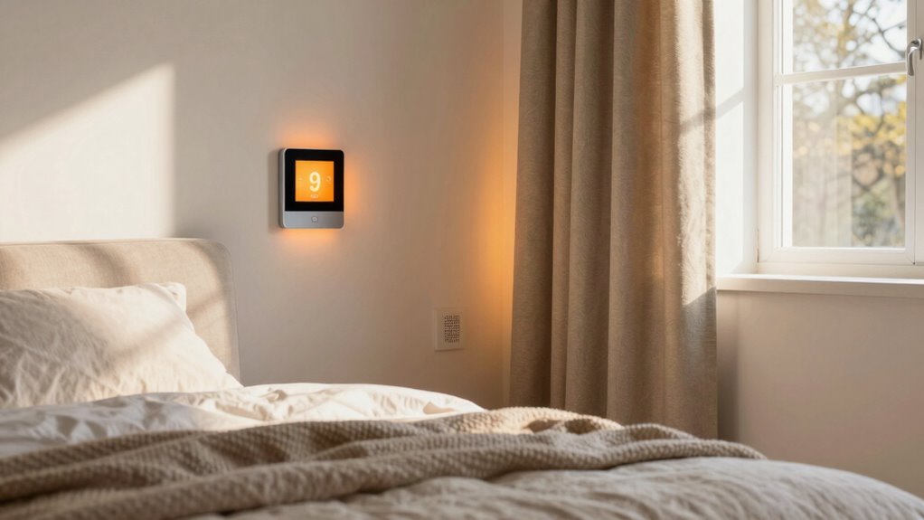 smart thermostats and thermal curtains