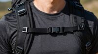 sternum strap improves comfort