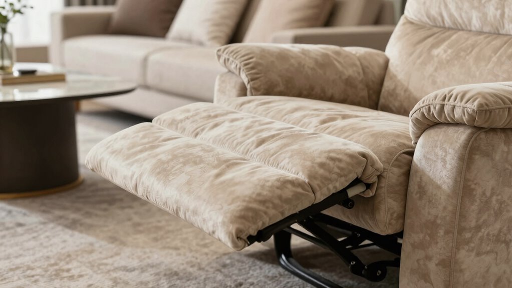 test footrest height properly