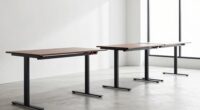 top cable managed standing desks
