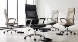 top office chair footrest sets