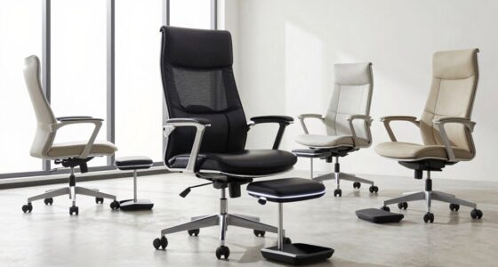 top office chair footrest sets