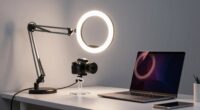 top ring light desk mounts