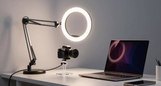 top ring light desk mounts