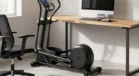 top space saving under desk ellipticals