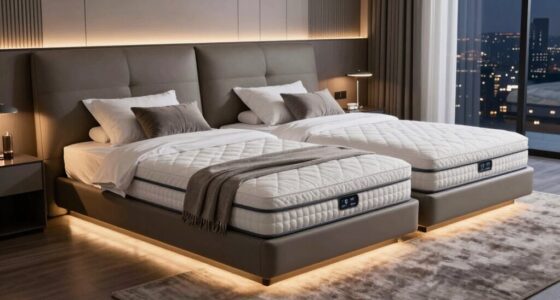 top split king bed bases