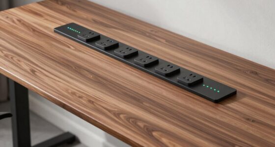 top surge protected desk strips