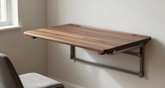 top wall mounted folding desks