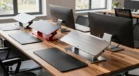 top wide standing desk converters