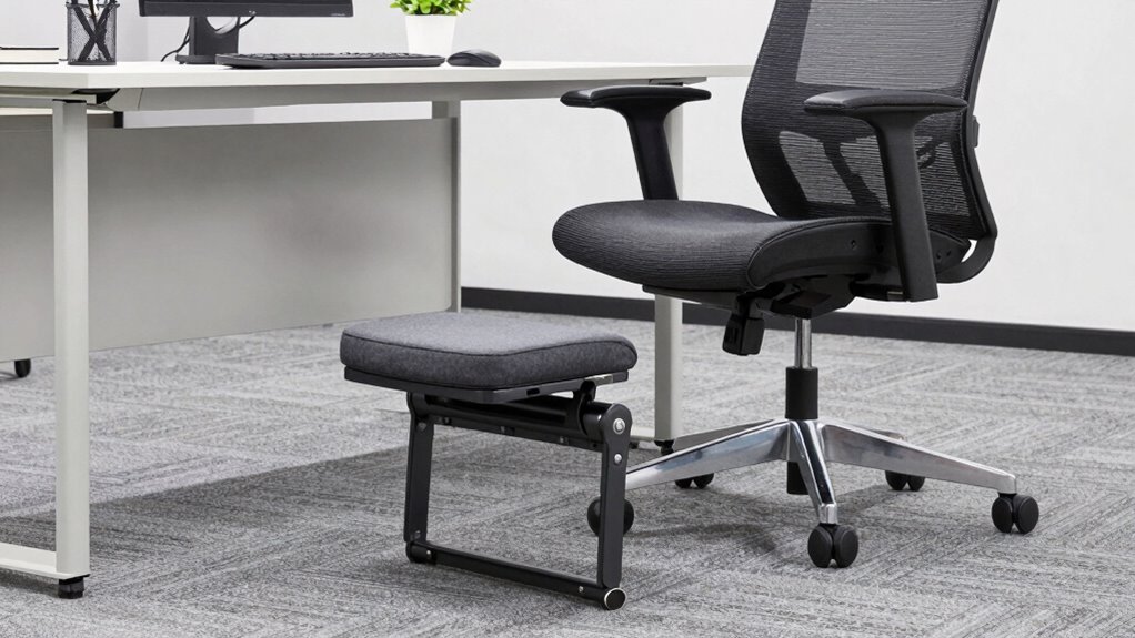 use footrest before chair