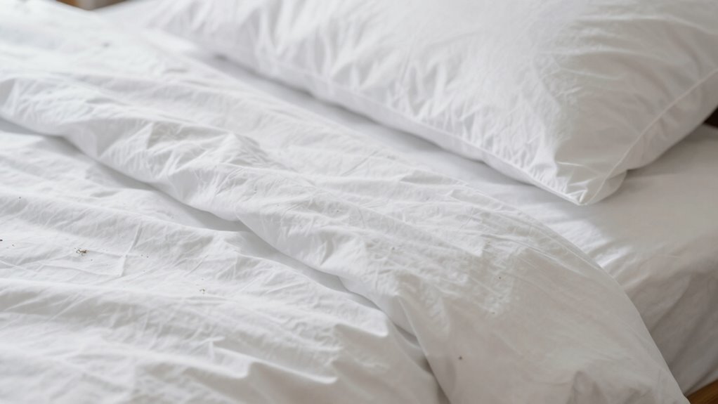 wash bedding when necessary