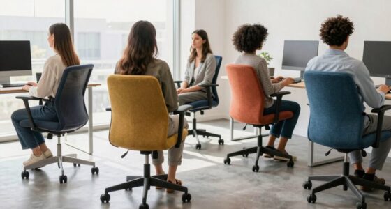 wide seat ergonomic chairs