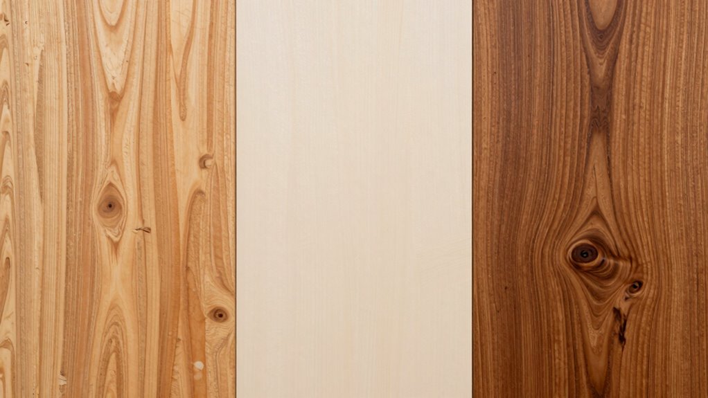 wood grain and finish options