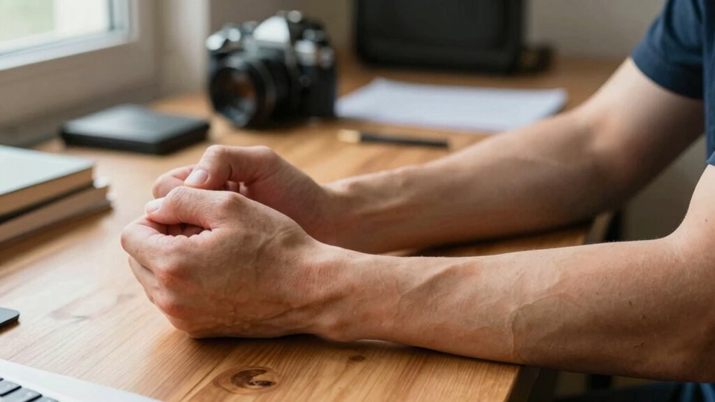 wrist support ergonomic setup