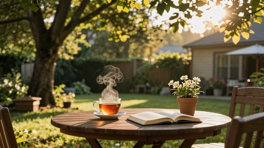 afternoon planning and relaxation