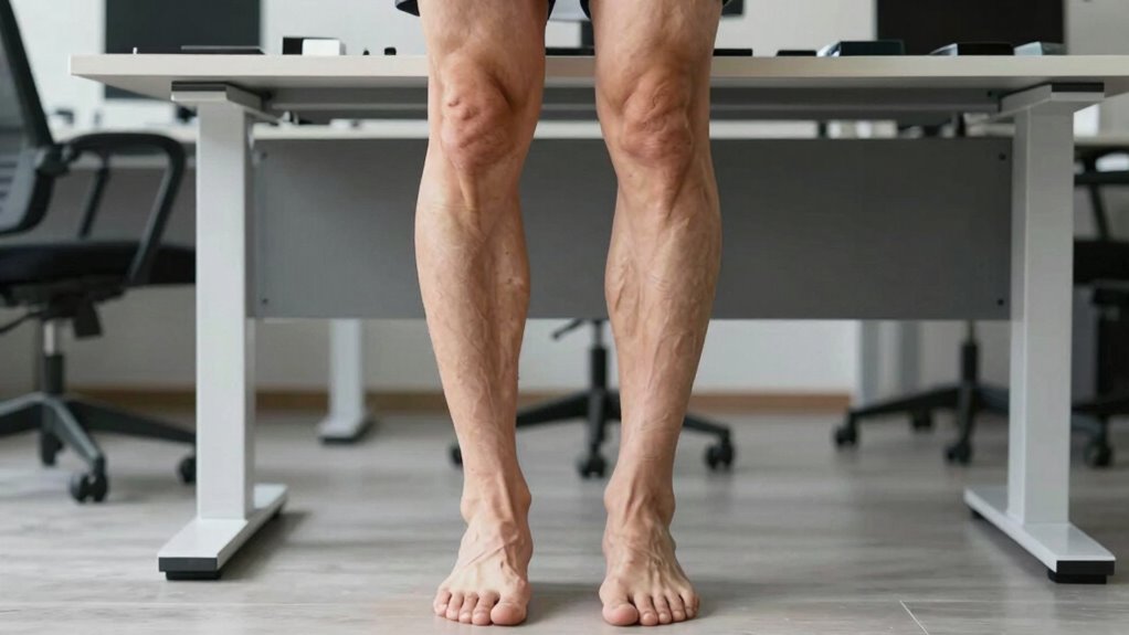 calf strain from standing