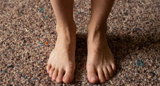 carpet increases foot fatigue
