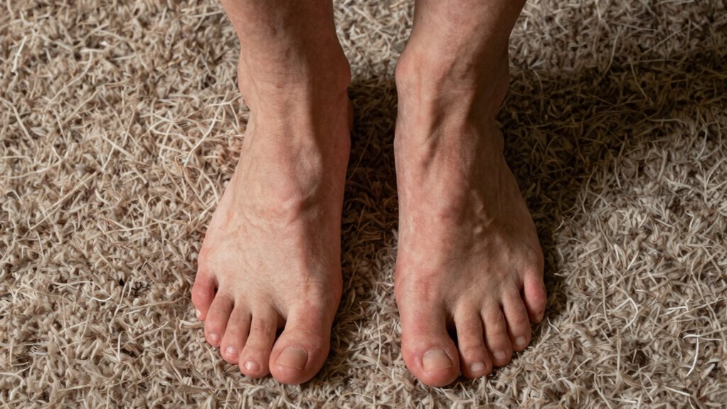 carpet increases foot fatigue