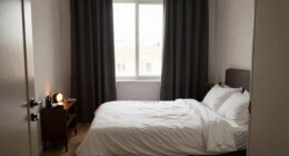 cluttered bedroom disrupts sleep