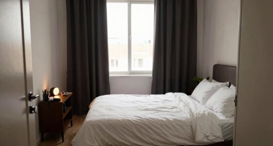 cluttered bedroom disrupts sleep