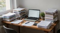 cluttered desk space error
