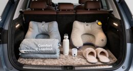 comfortable travel essentials kit