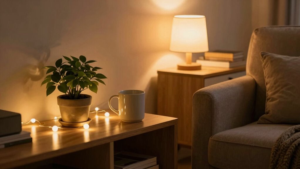create a calming evening environment