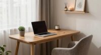 create a peaceful home workspace