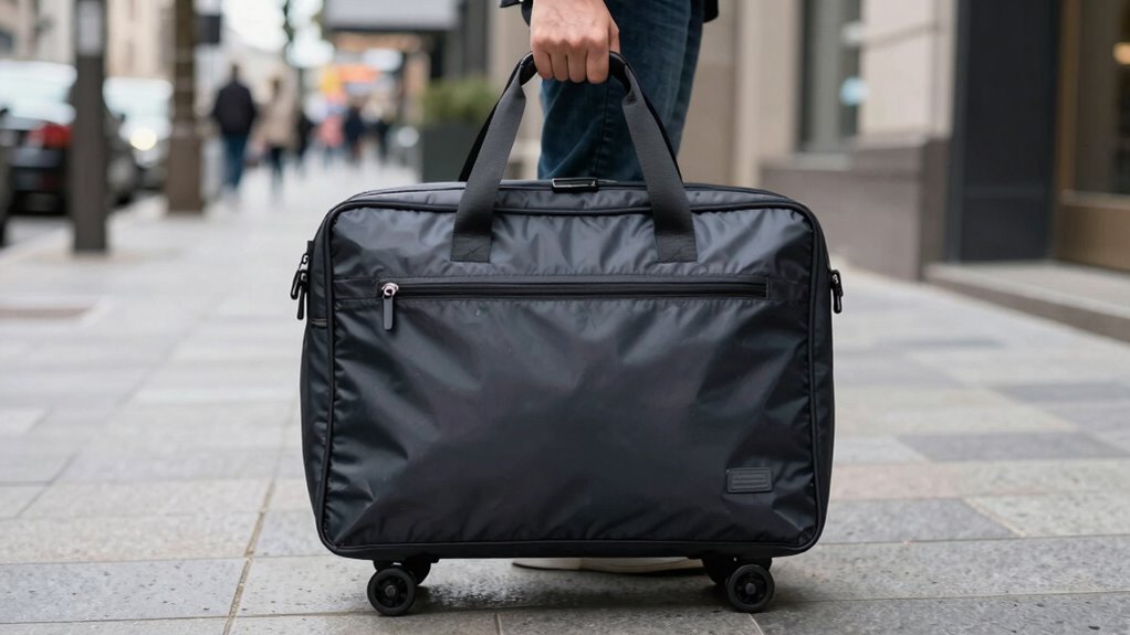 ergonomic lightweight rolling bags