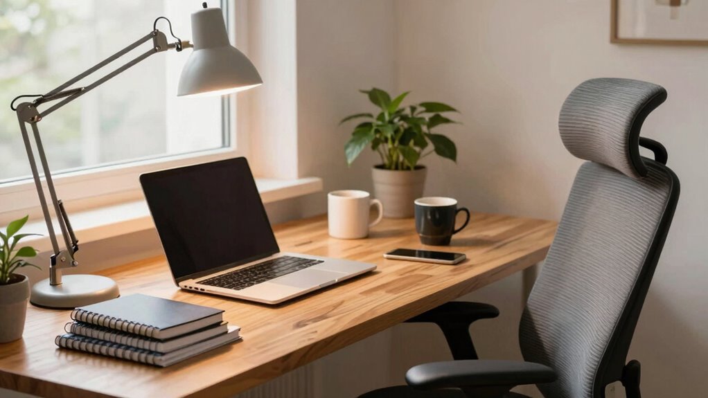 ergonomic organized workspace tips