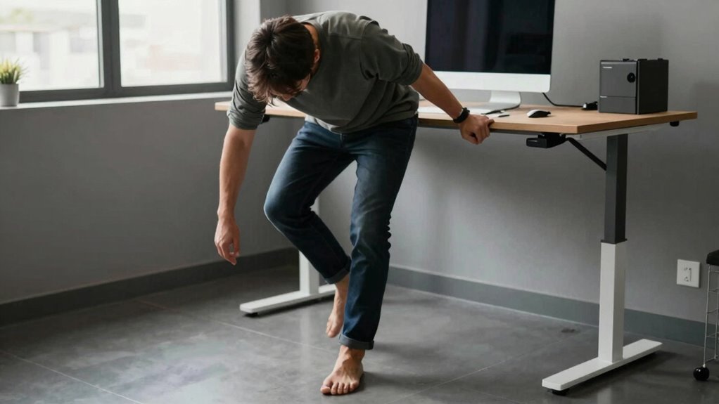 ergonomic posture and gradual adjustment