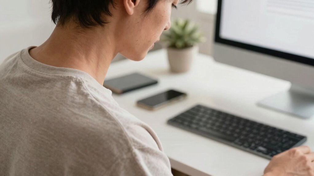 ergonomic setup and posture
