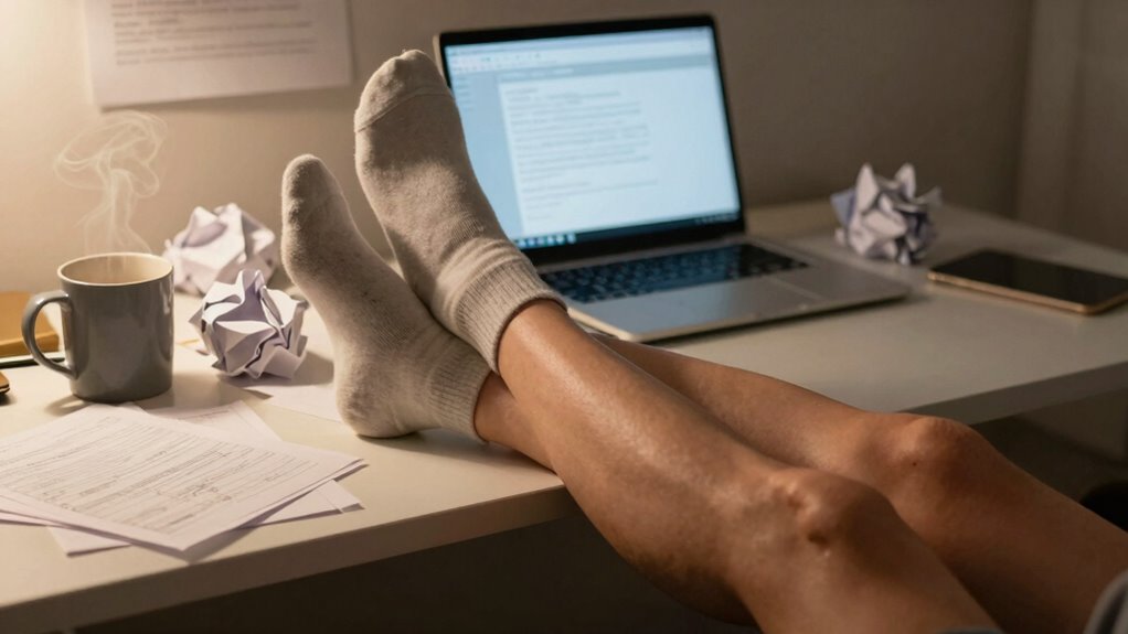ergonomic setup improves circulation