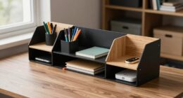 flexible storage for desks