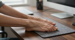 foot contact enhances comfort