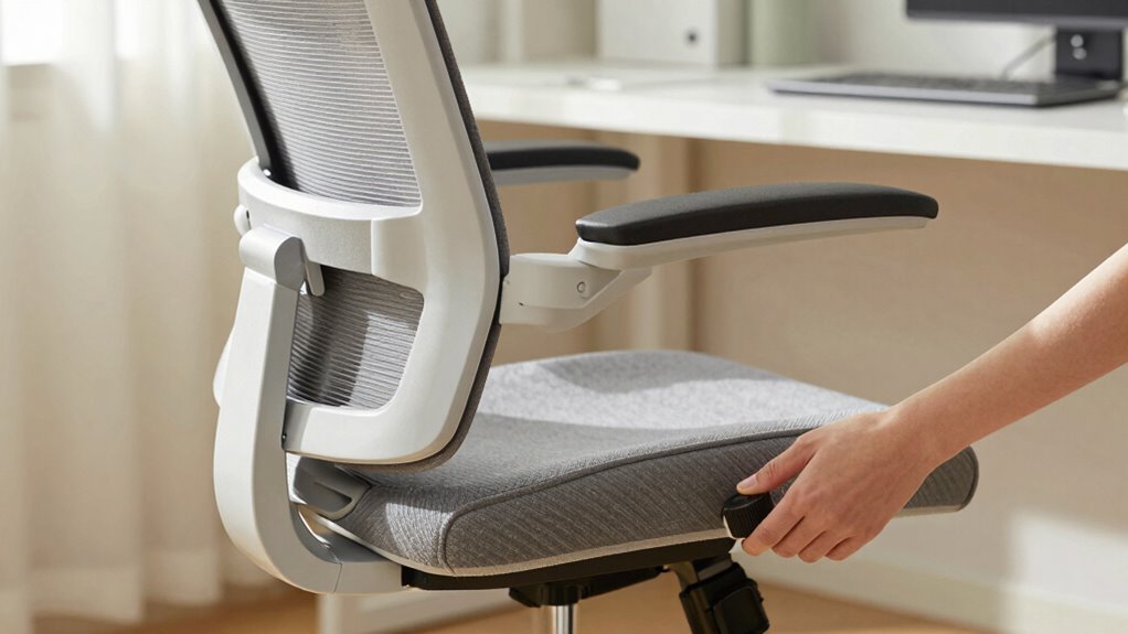 hidden ergonomic chair feature