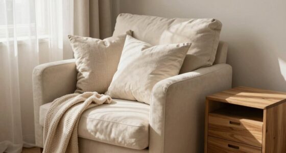 hidden storage enhances relaxation