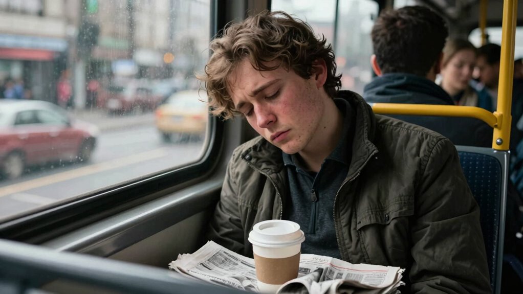mental exhaustion from daily travel