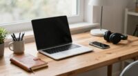 multifunctional writing workspace setup