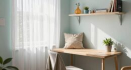 open airy corner workspace