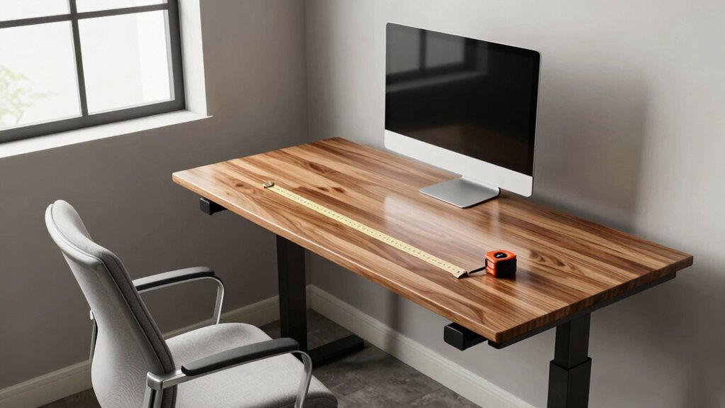 optimal ergonomic workspace size