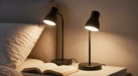 optimal nighttime reading illumination
