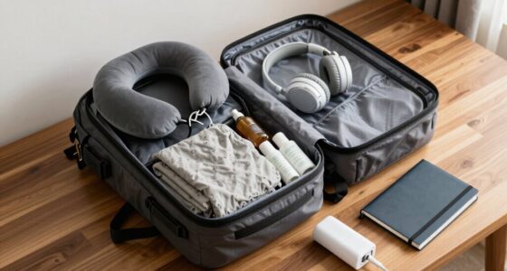 optimized travel comfort setup