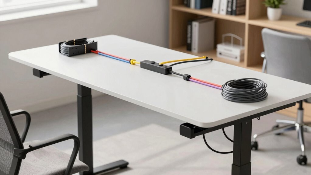organize cables for safety
