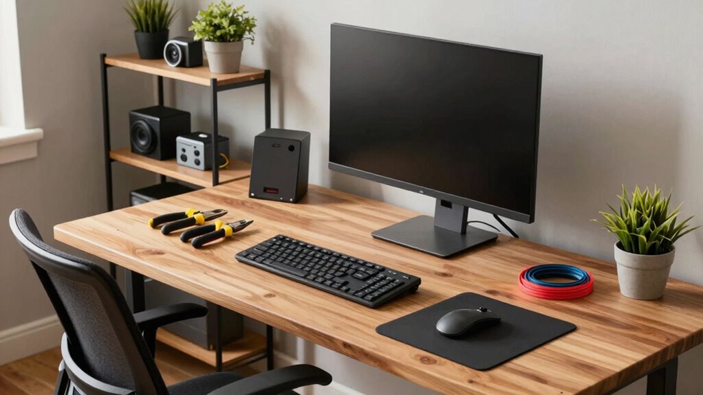 organize ergonomics lighting safety