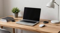 organized efficient tech workspace