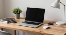 organized efficient tech workspace