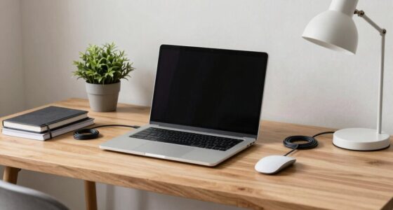 organized efficient tech workspace